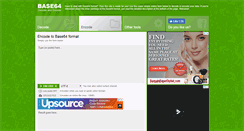 Desktop Screenshot of base64encode.org