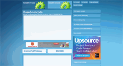 Desktop Screenshot of base64encode.net